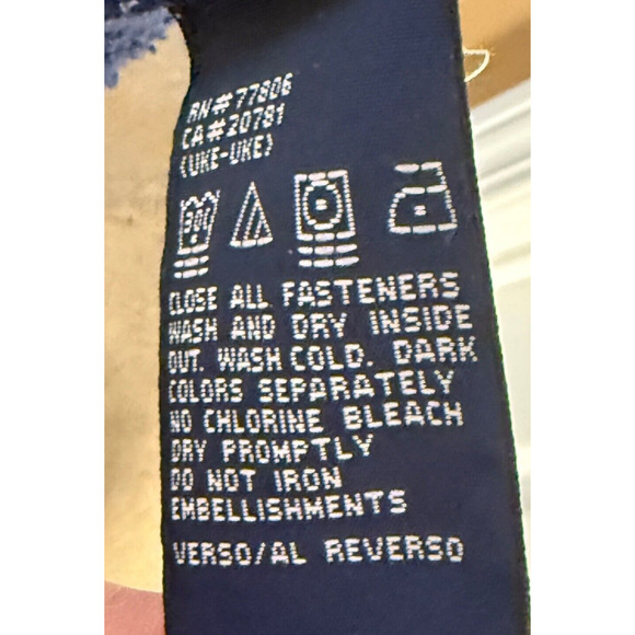 Vintage Tommy Hilfiger Fleece Jacket Womens Y2K Size XL Zip Pockets - Picture 5 of 6